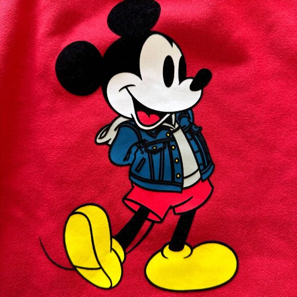 Gap Baby Limited Edition Disney Mickey Mouse True Original Logo Sweatshirt Red 5 - Picture 7 of 11